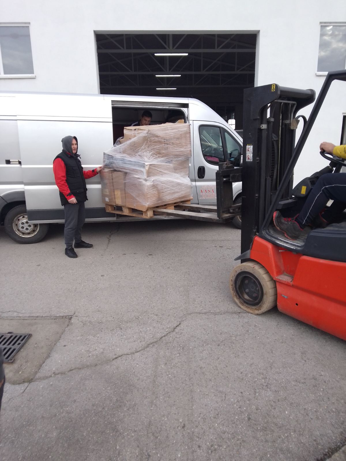 Delivery of bakery and catering equipment for a customer from Bosnia and Herzegovina