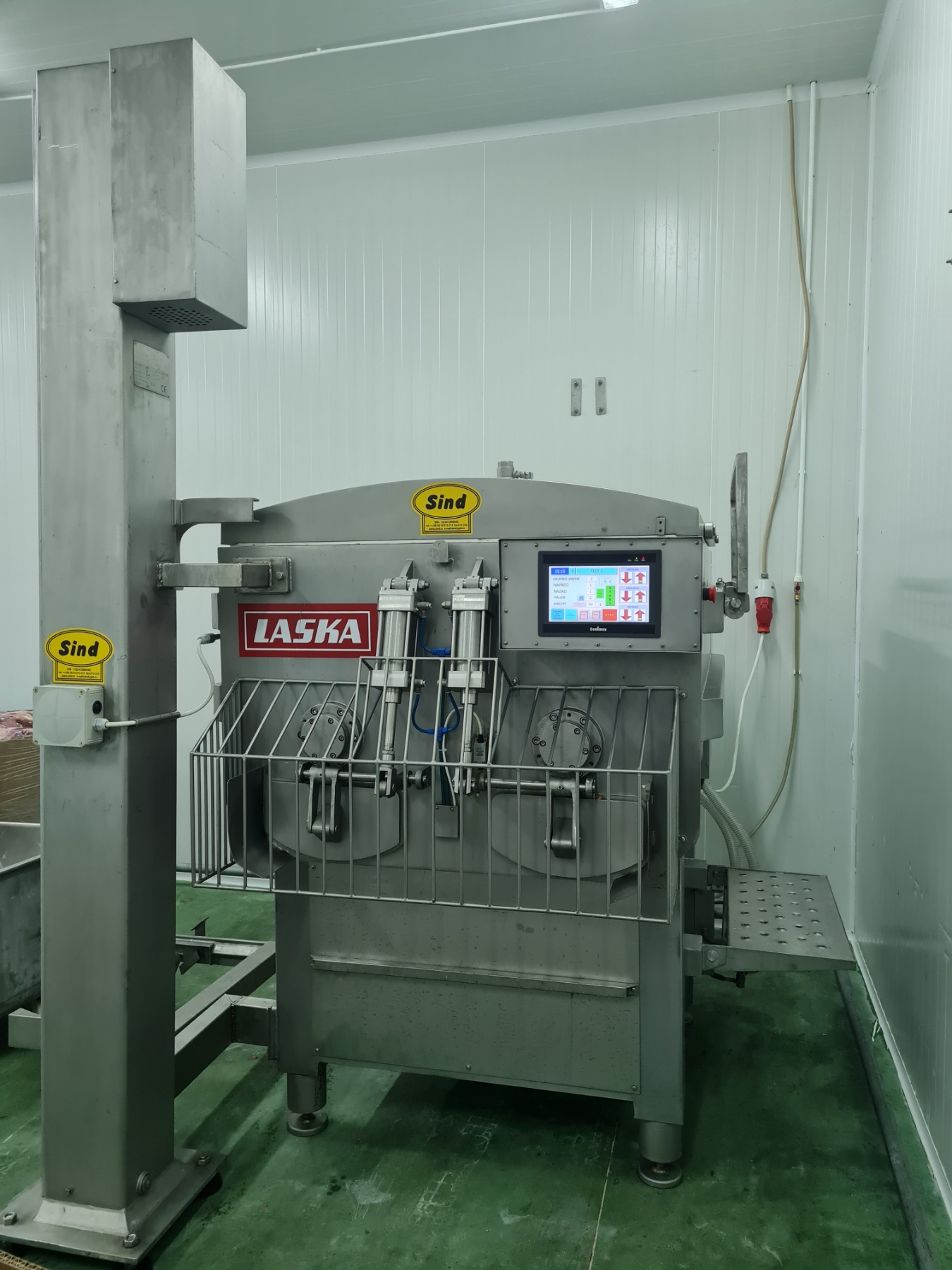 Commissioning of meat mixers at a customer from Bosnia and Herzegovina