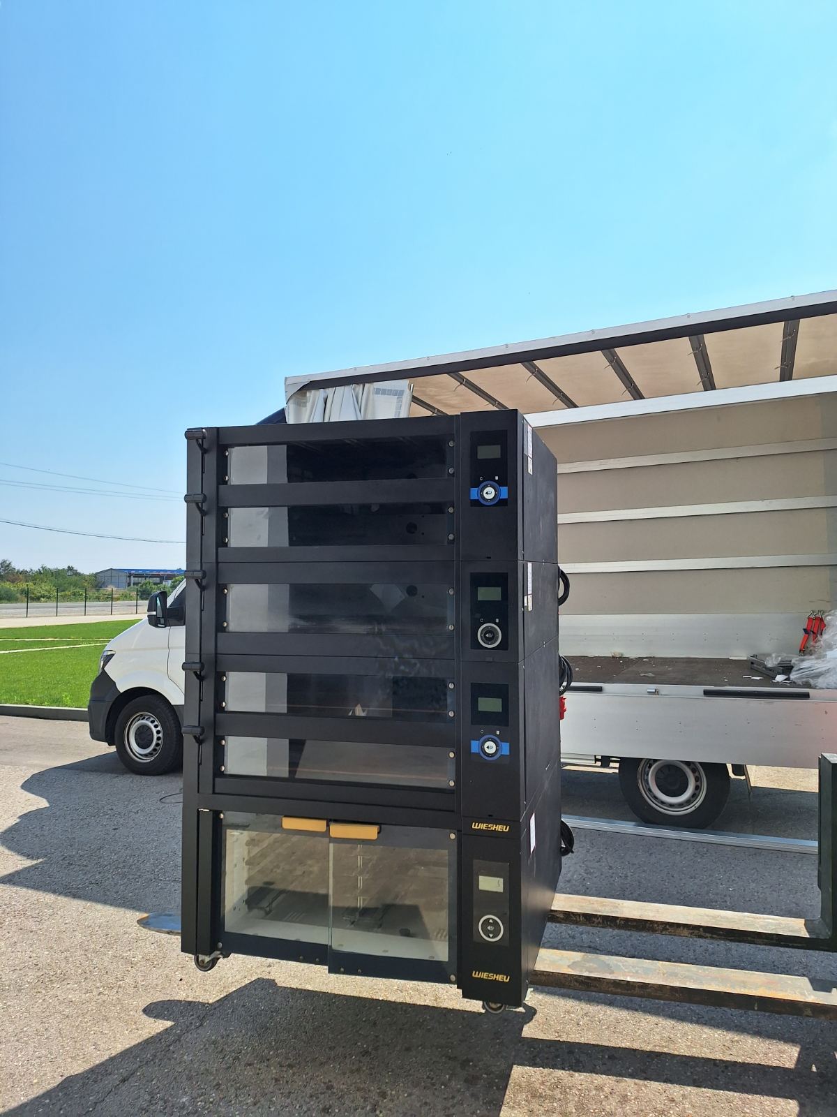 Delivery of bakery and catering equipment for a customer in Nis, Serbia