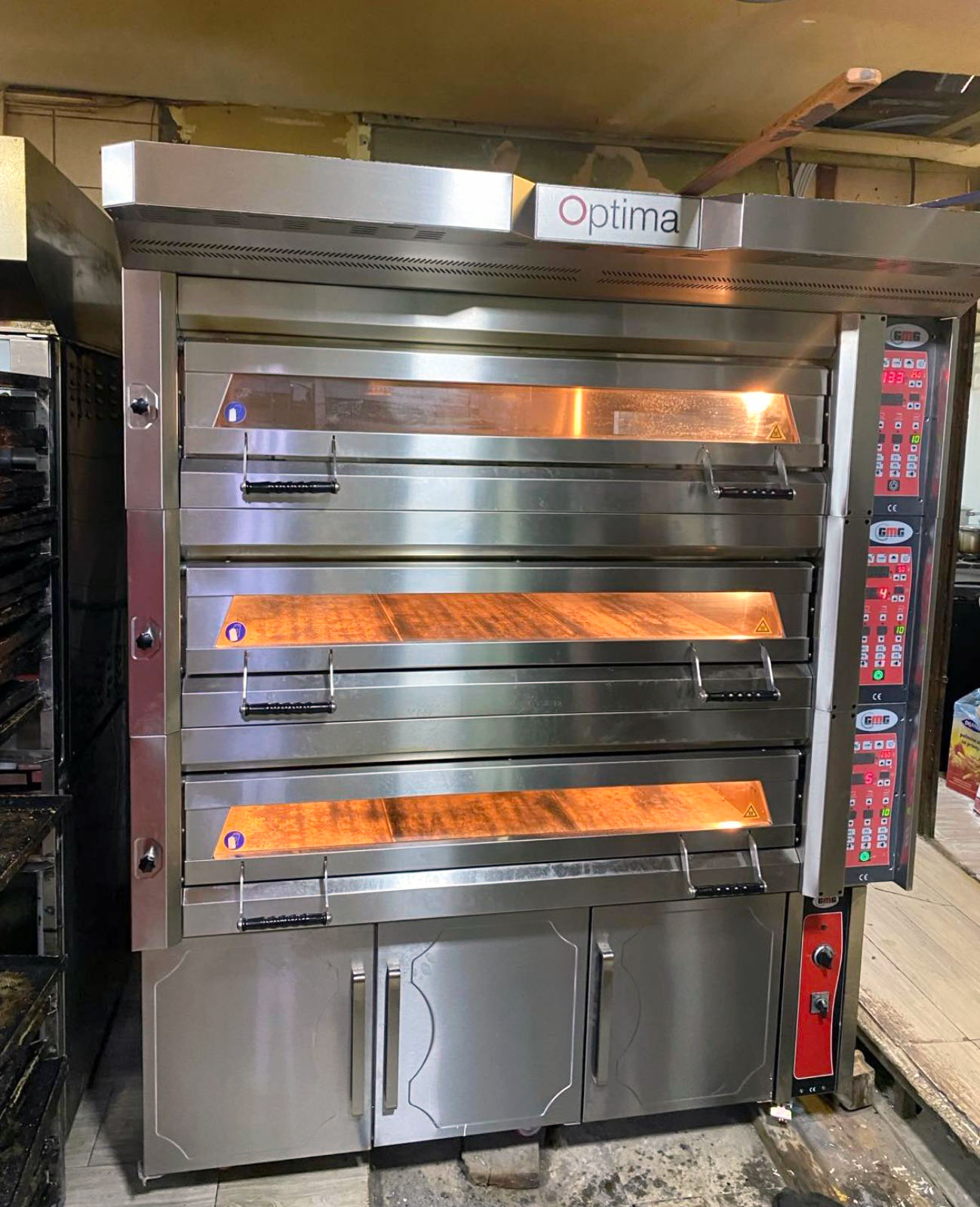 Commissioning of the GMG Optima bakery oven