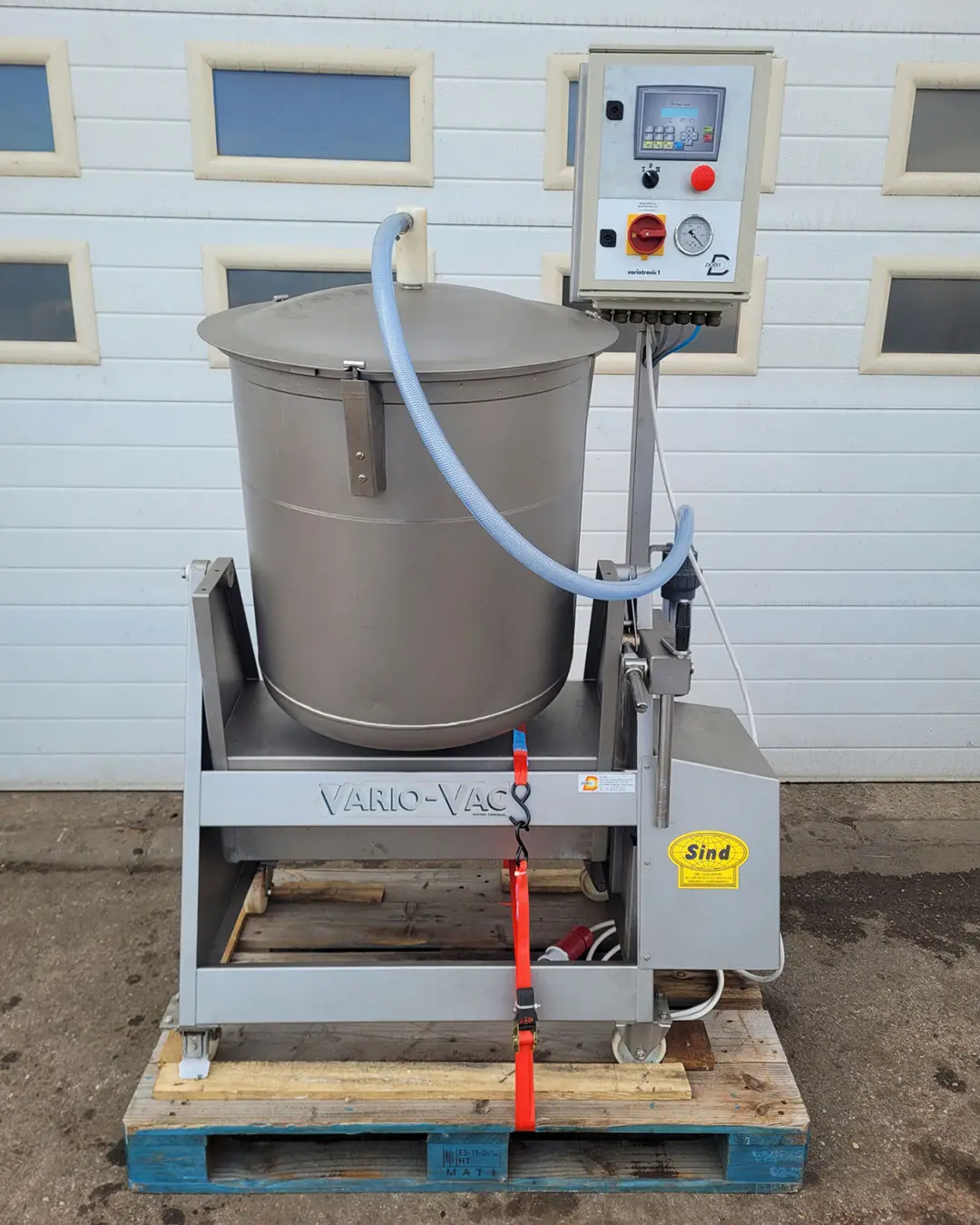 Tumbler Dorit VV-1-150 spreman za isporuku | Industrijski tumbler 150 litara