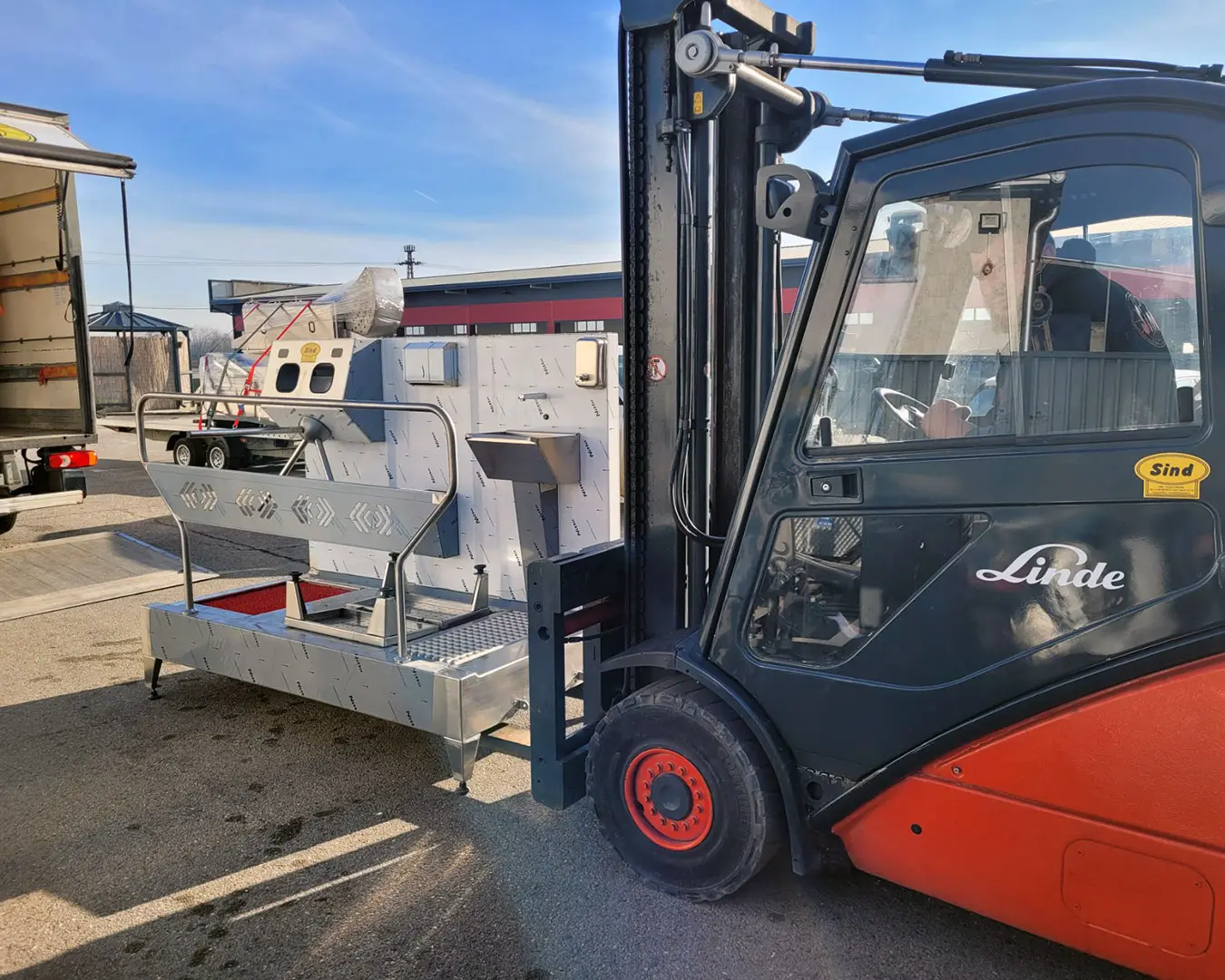 Delivery of Hygienic Disinfection Barriers to a Customer in Serbia
