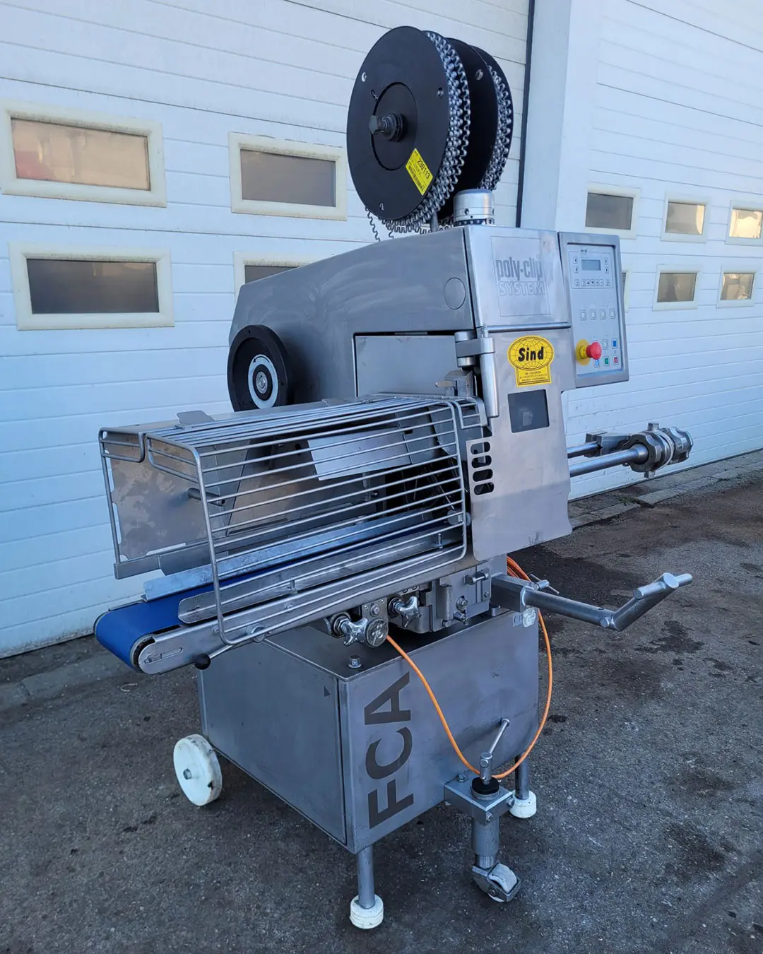 Poly Clip Clipping machine ready for delivery.