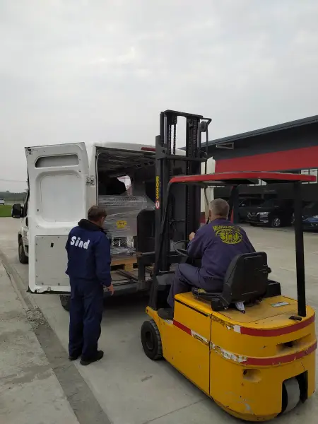 Today's machine delivery