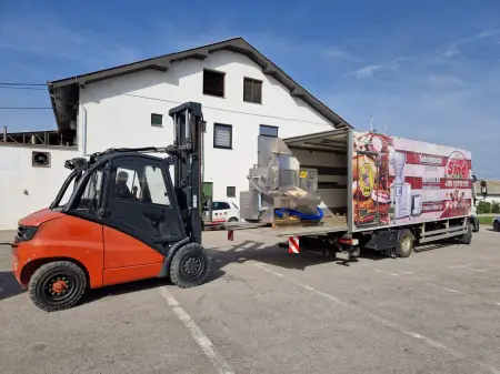 Delivery of equipment for a customer in Poland