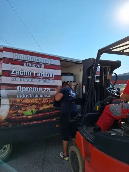 Delivery of bakery equipment for a customer from Prijepolje, Serbia detalj