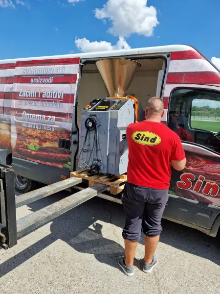 Delivery of a dough divider to a customer from Belgrade, Serbia