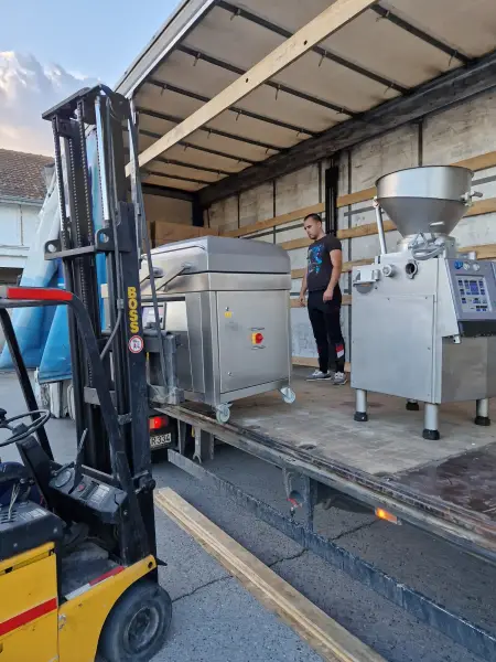 Delivery of meat machines for a customer from Montenegro
