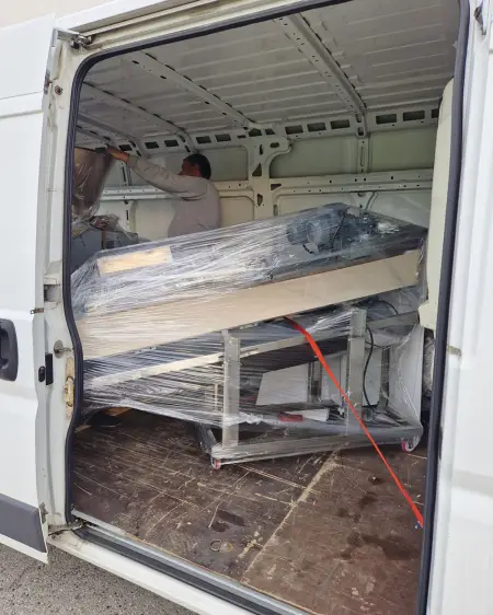 Delivery of bakery equipment for a customer from Maribor, Slovenia detalj