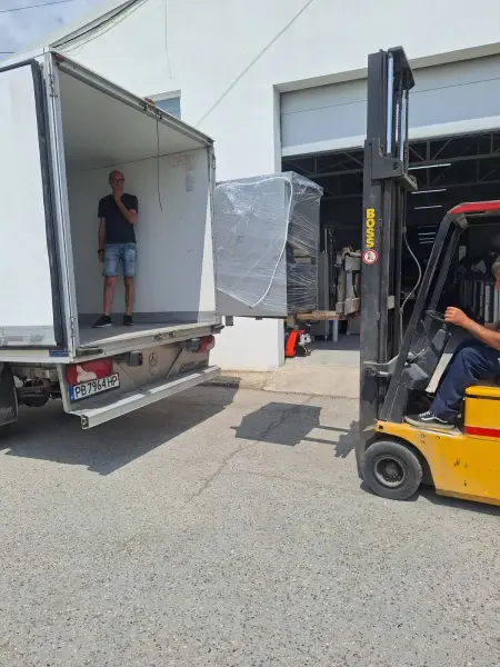 Delivery of butcher machines for a customer from Bulgaria