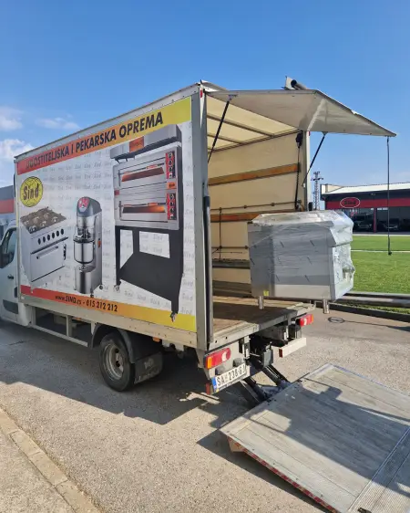 Delivery of kitchen equipment for a customer from Belgrade, Serbia. detalj