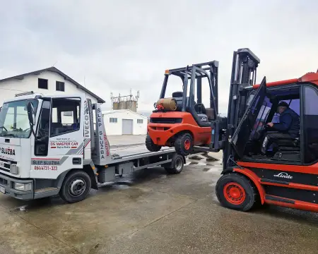 Delivery of the Linde H25 Gas Forklift to the Customer in Bajina Basta, Serbia