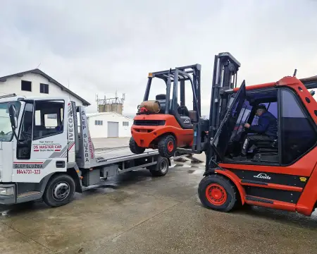 Delivery of the Linde H25 Gas Forklift to the Customer in Bajina Basta, Serbia detalj
