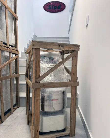 Isporuka spiralnog miksera, kupcu iz Kikinde, Srbija.